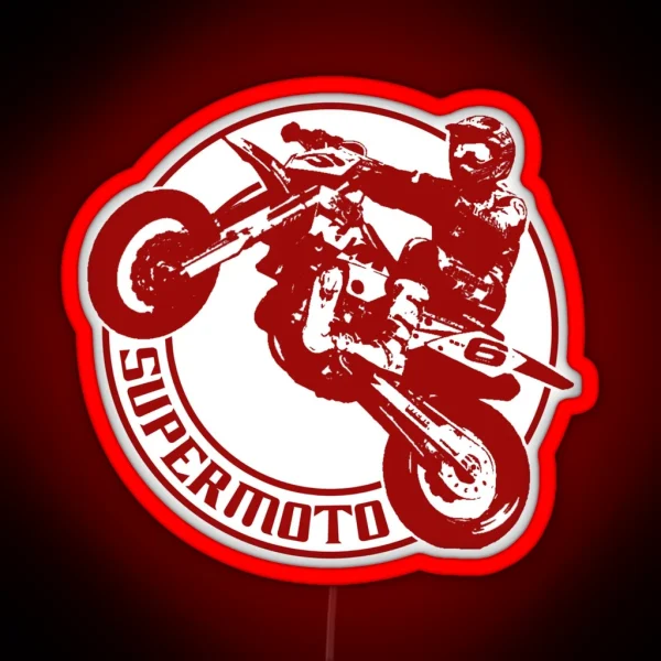 Supermoto RGB Neon Sign
