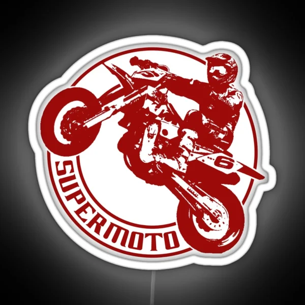 Supermoto RGB Neon Sign
