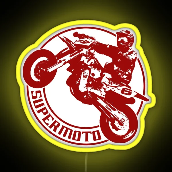 Supermoto RGB Neon Sign