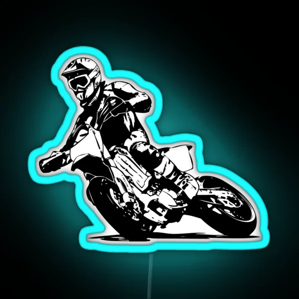 Supermoto RGB Neon Sign