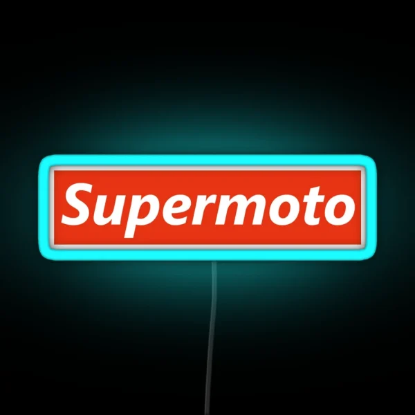 Supermoto RGB Neon Sign