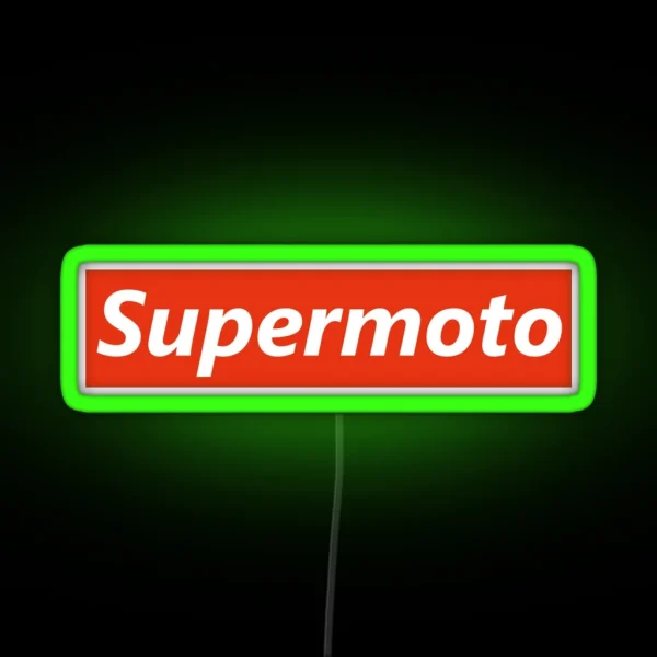 Supermoto RGB Neon Sign