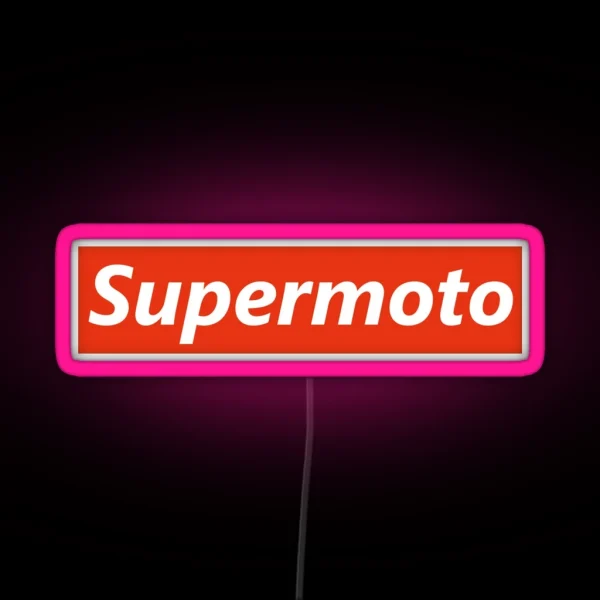 Supermoto RGB Neon Sign