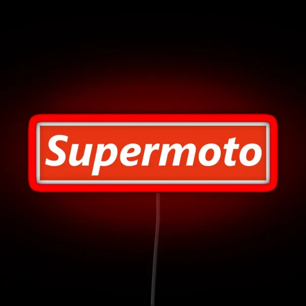 Supermoto RGB Neon Sign