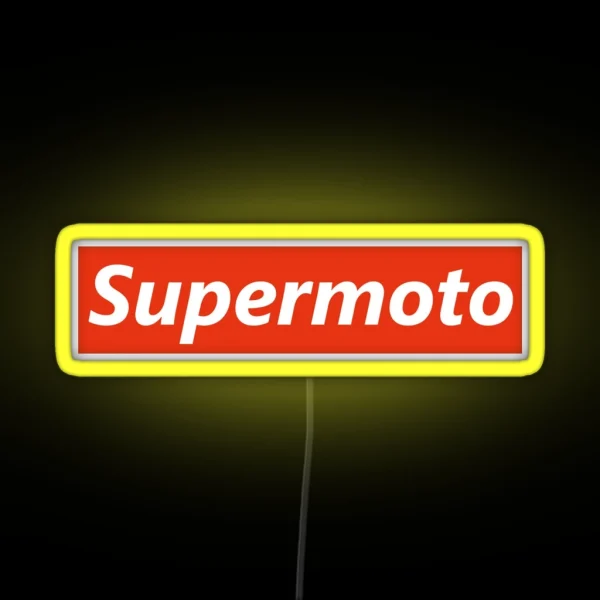 Supermoto RGB Neon Sign