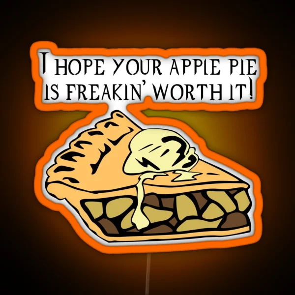 Supernatural Apple Pie RGB Neon Sign