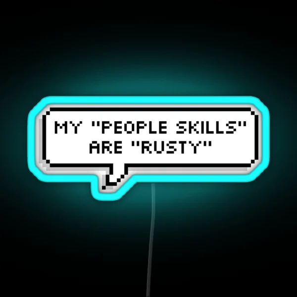 Supernatural Castiel Quote RGB Neon Sign