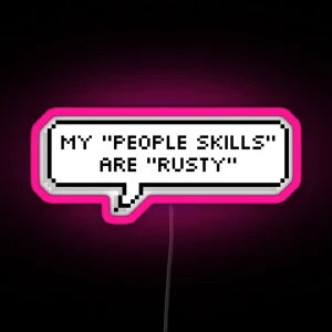 Supernatural Castiel Quote RGB Neon Sign