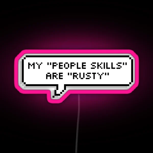 Supernatural Castiel Quote RGB Neon Sign