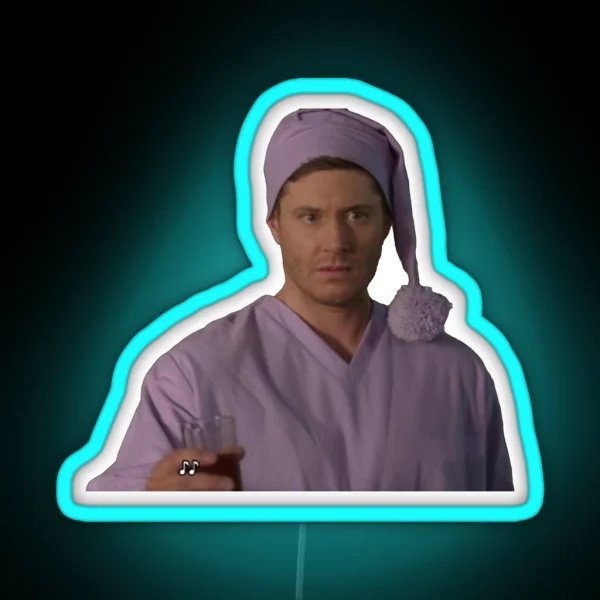 Supernatural Dean Wiinchester Jensen Ackles RGB Neon Sign