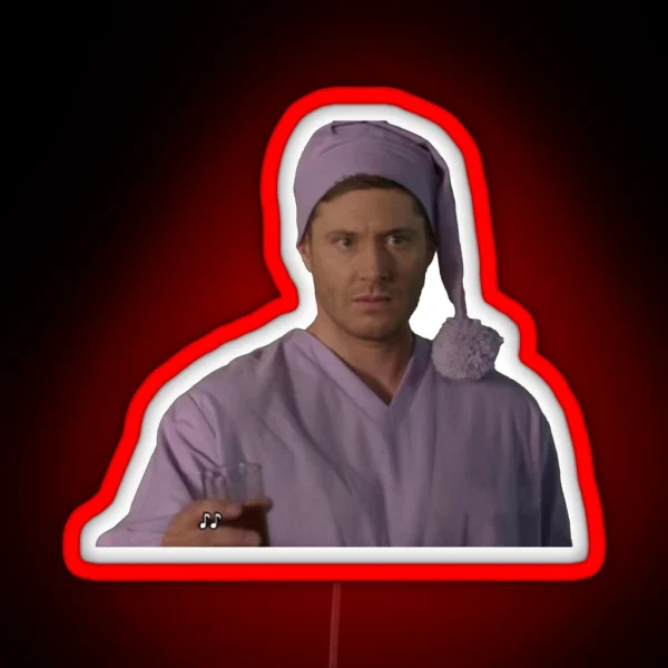 Supernatural Dean Wiinchester Jensen Ackles RGB Neon Sign