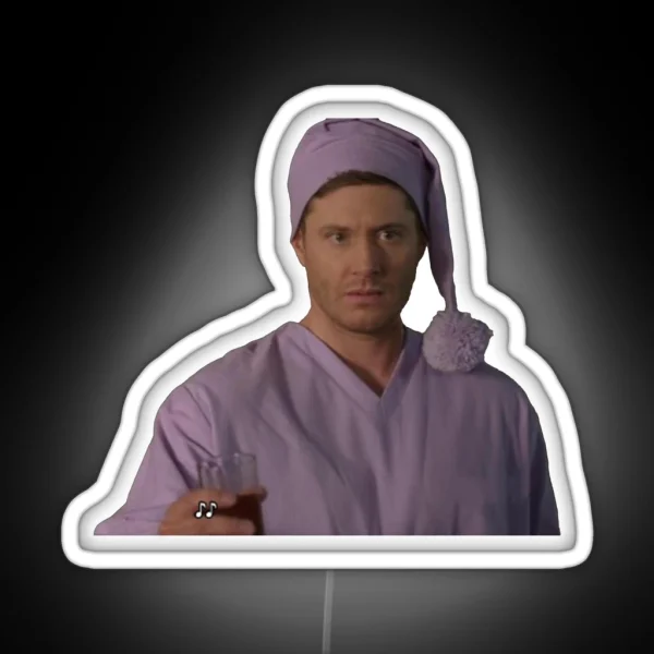 Supernatural Dean Wiinchester Jensen Ackles RGB Neon Sign