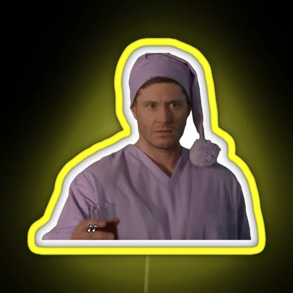 Supernatural Dean Wiinchester Jensen Ackles RGB Neon Sign