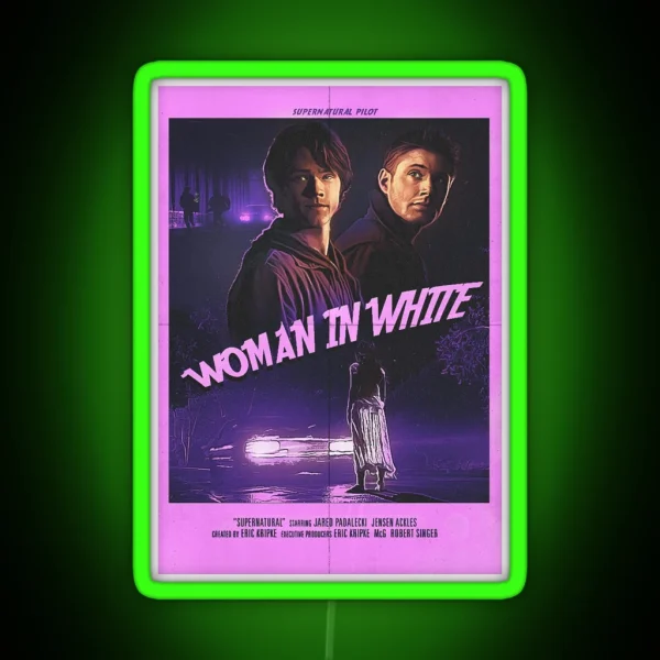 Supernatural Pilot Poster RGB Neon Sign