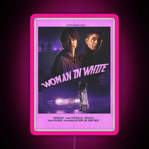 Supernatural Pilot Poster RGB Neon Sign