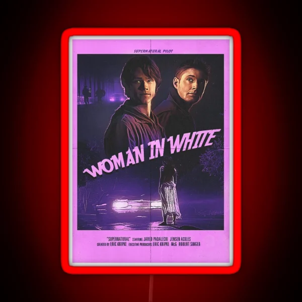 Supernatural Pilot Poster RGB Neon Sign