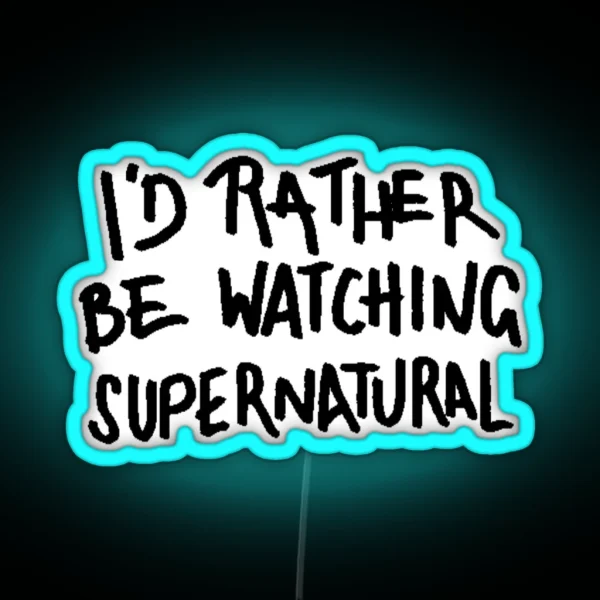 Supernatural RGB Neon Sign