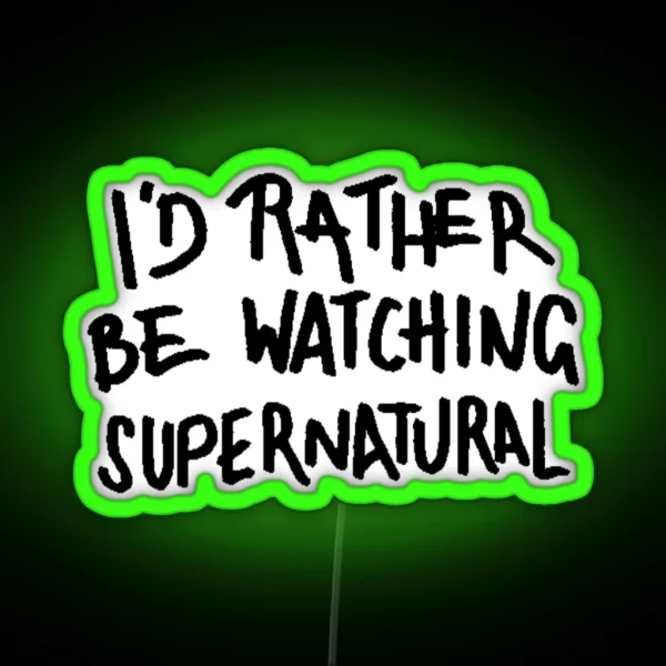 Supernatural RGB Neon Sign