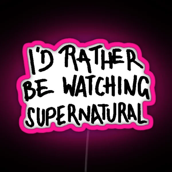 Supernatural RGB Neon Sign