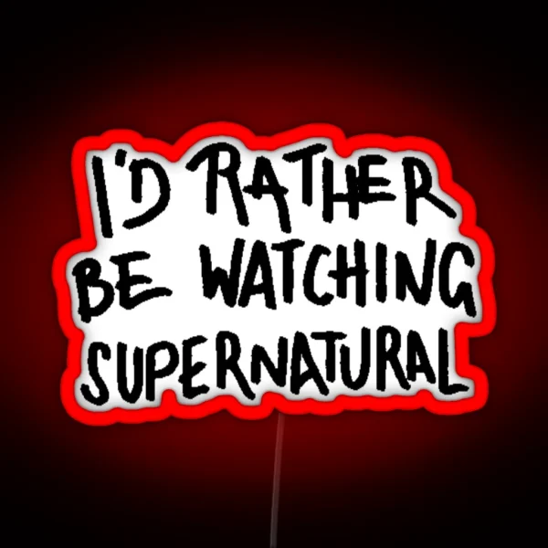 Supernatural RGB Neon Sign