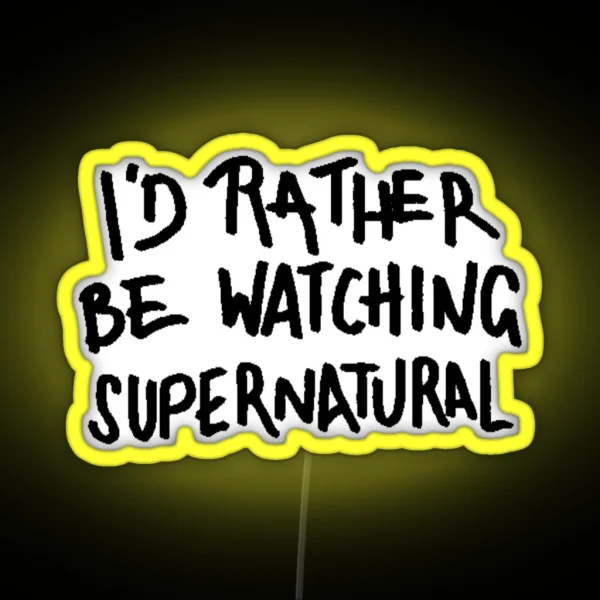 Supernatural RGB Neon Sign