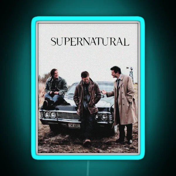 Supernatural Sam Winchester Dean Winchester RGB Neon Sign