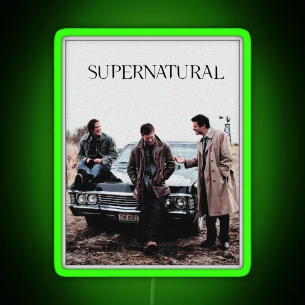Supernatural Sam Winchester Dean Winchester RGB Neon Sign