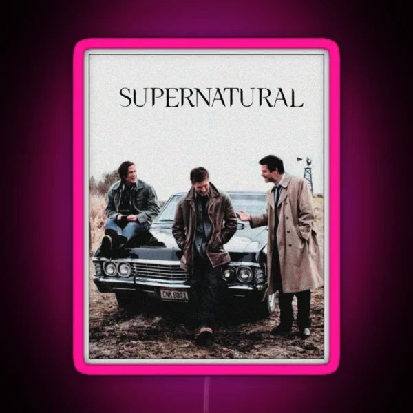 Supernatural Sam Winchester Dean Winchester RGB Neon Sign