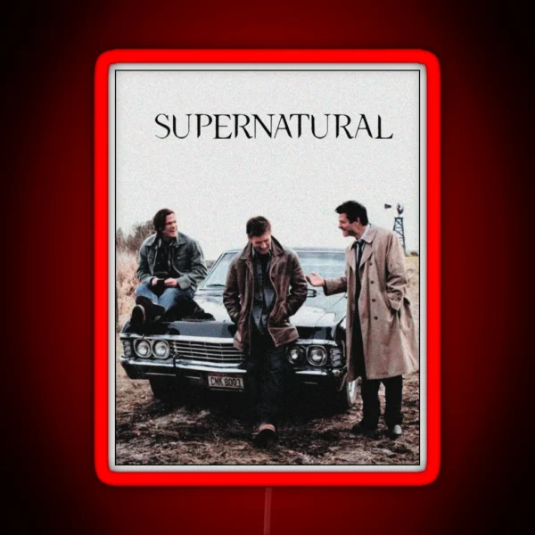 Supernatural Sam Winchester Dean Winchester RGB Neon Sign