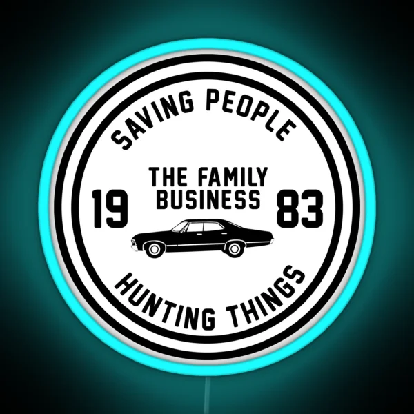 Supernatural The Family Business RGB Neon Sign