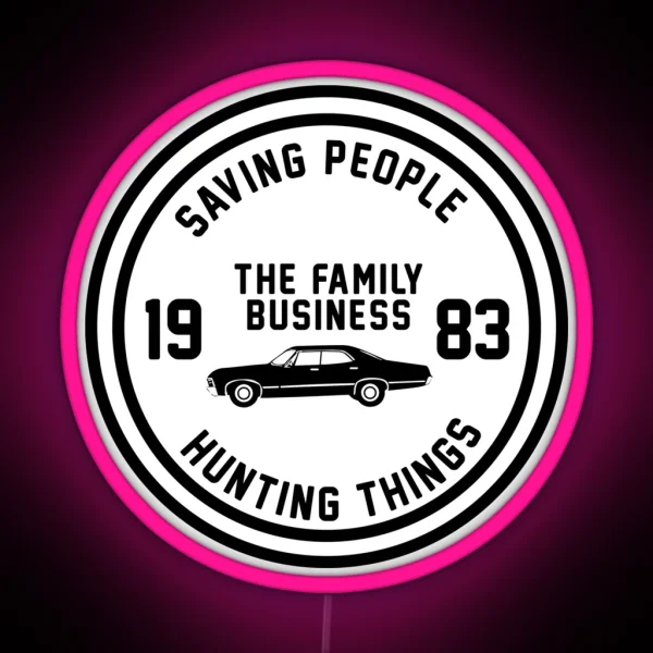 Supernatural The Family Business RGB Neon Sign