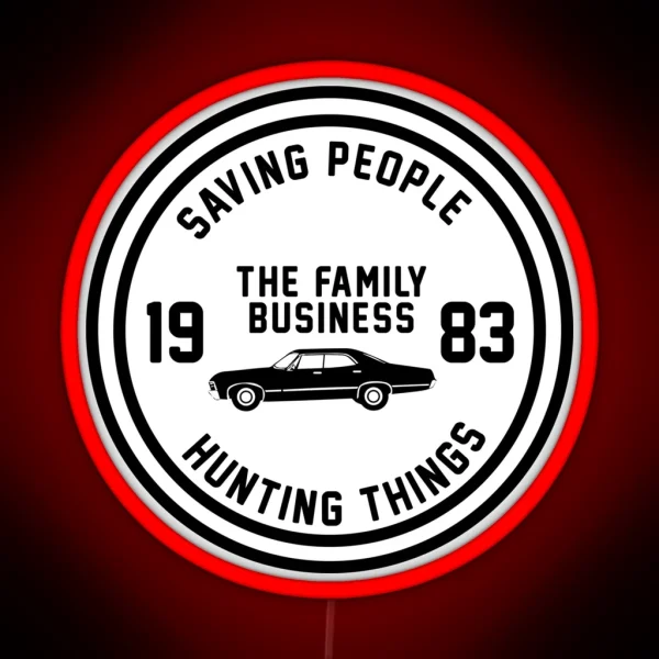 Supernatural The Family Business RGB Neon Sign