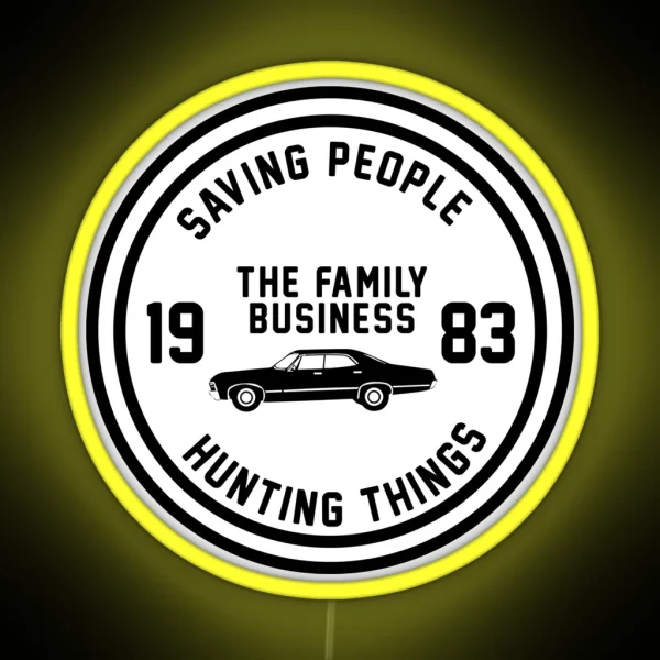 Supernatural The Family Business RGB Neon Sign