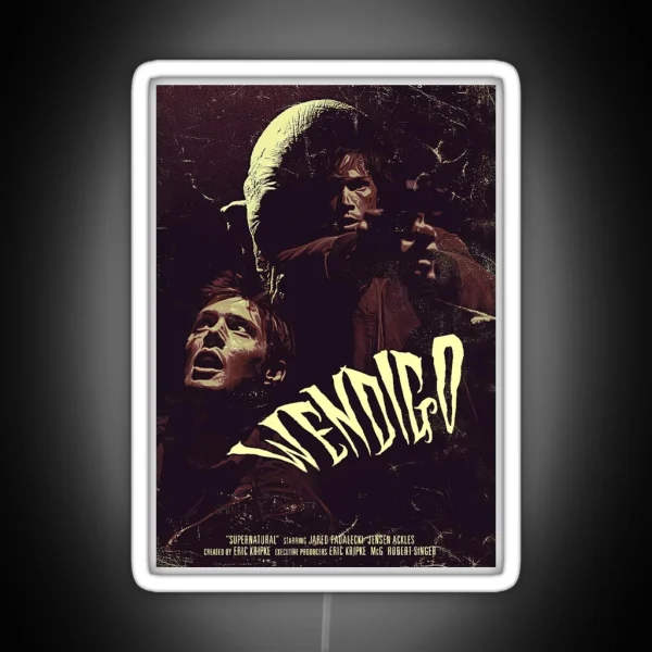 Supernatural Wendigo Poster RGB Neon Sign