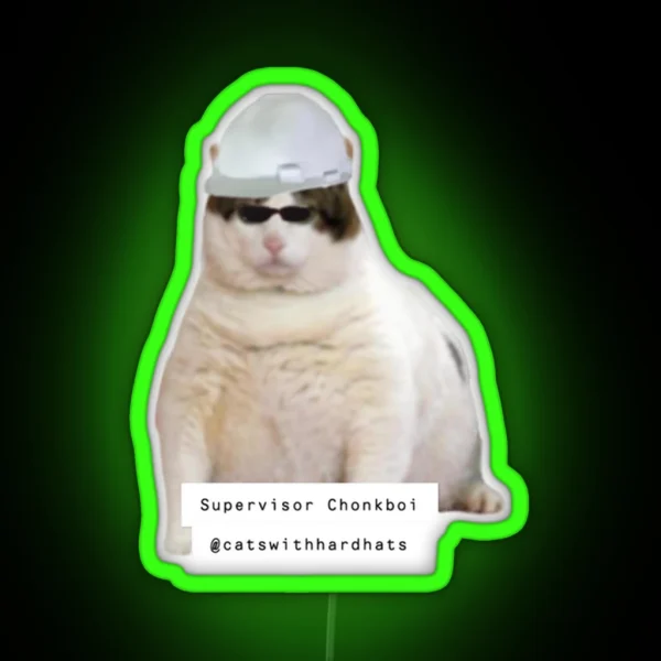 Supervisor Chonkboi RGB Neon Sign