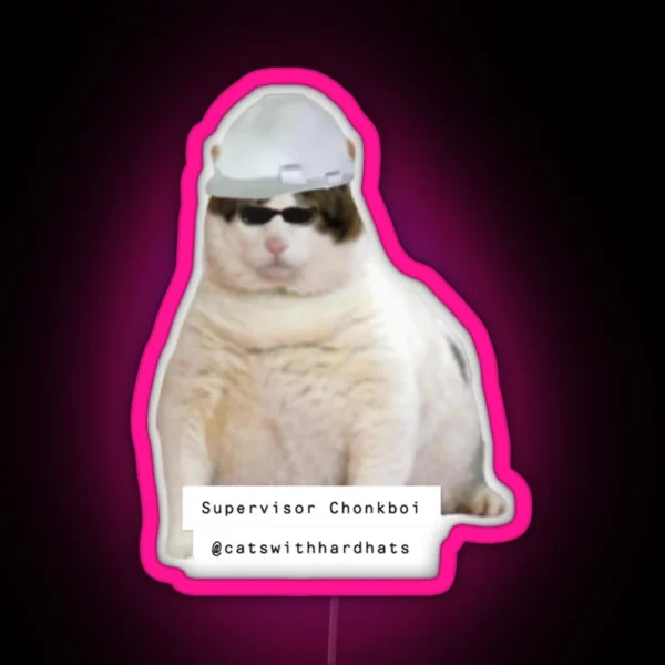 Supervisor Chonkboi RGB Neon Sign