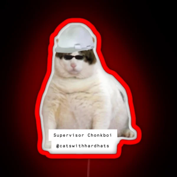 Supervisor Chonkboi RGB Neon Sign