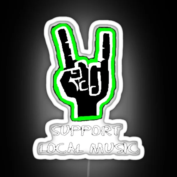 Support Local Music RGB Neon Sign