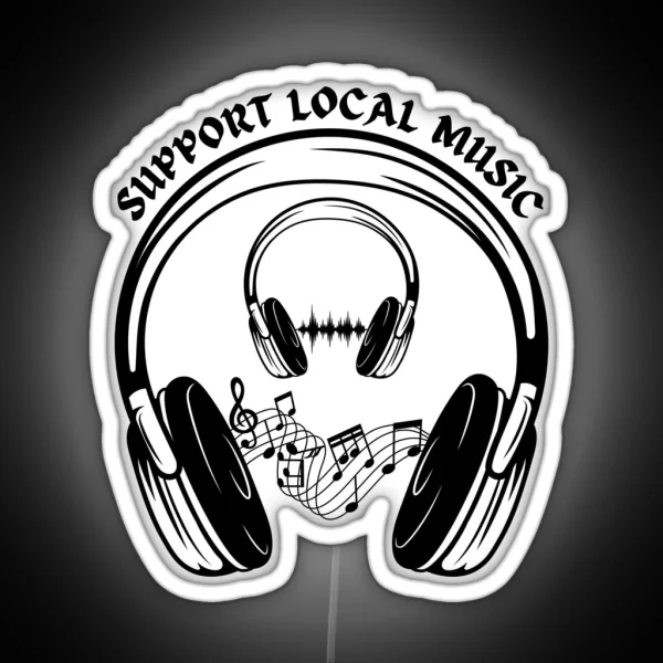 Support Local Music RGB Neon Sign