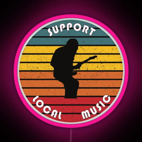 Support Local Music RGB Neon Sign