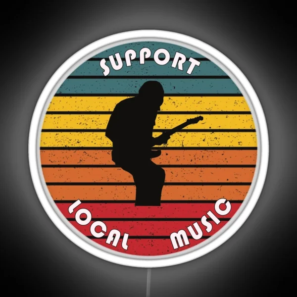Support Local Music RGB Neon Sign