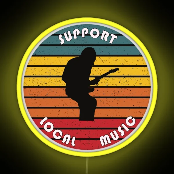 Support Local Music RGB Neon Sign