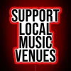 Support local music venues - vibrant RGB neon sign in red