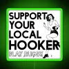 Support The Hooker RGB Neon Sign - Vibrant Green Lighting