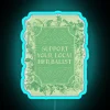 Support your local herbalist neon sign in a colorful, modern style
