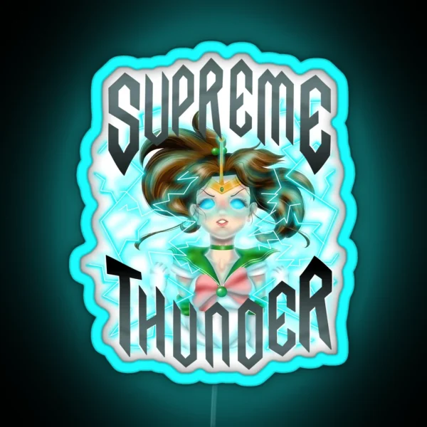 Supreme Thunder RGB Neon Sign
