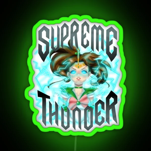 Supreme Thunder RGB Neon Sign