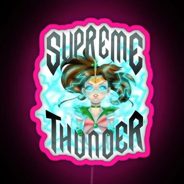 Supreme Thunder RGB Neon Sign