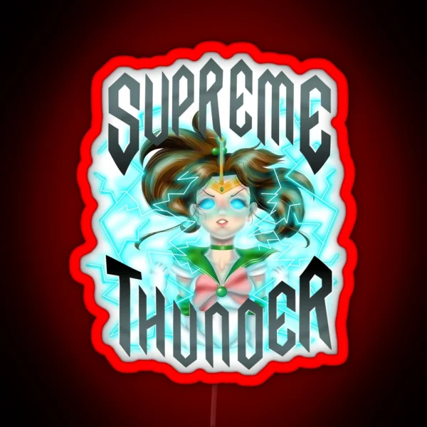 Supreme Thunder RGB Neon Sign