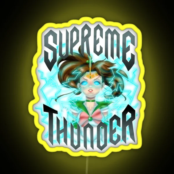 Supreme Thunder RGB Neon Sign